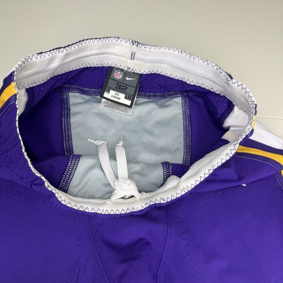 Minnesota Vikings NFL Nike Authentic Team Issued Purple Pants Size 32 CJ HAM #30 - Picture 5 of 12